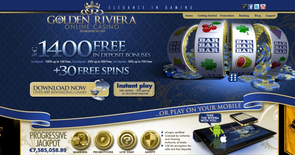 Golden Riviera Online Casino